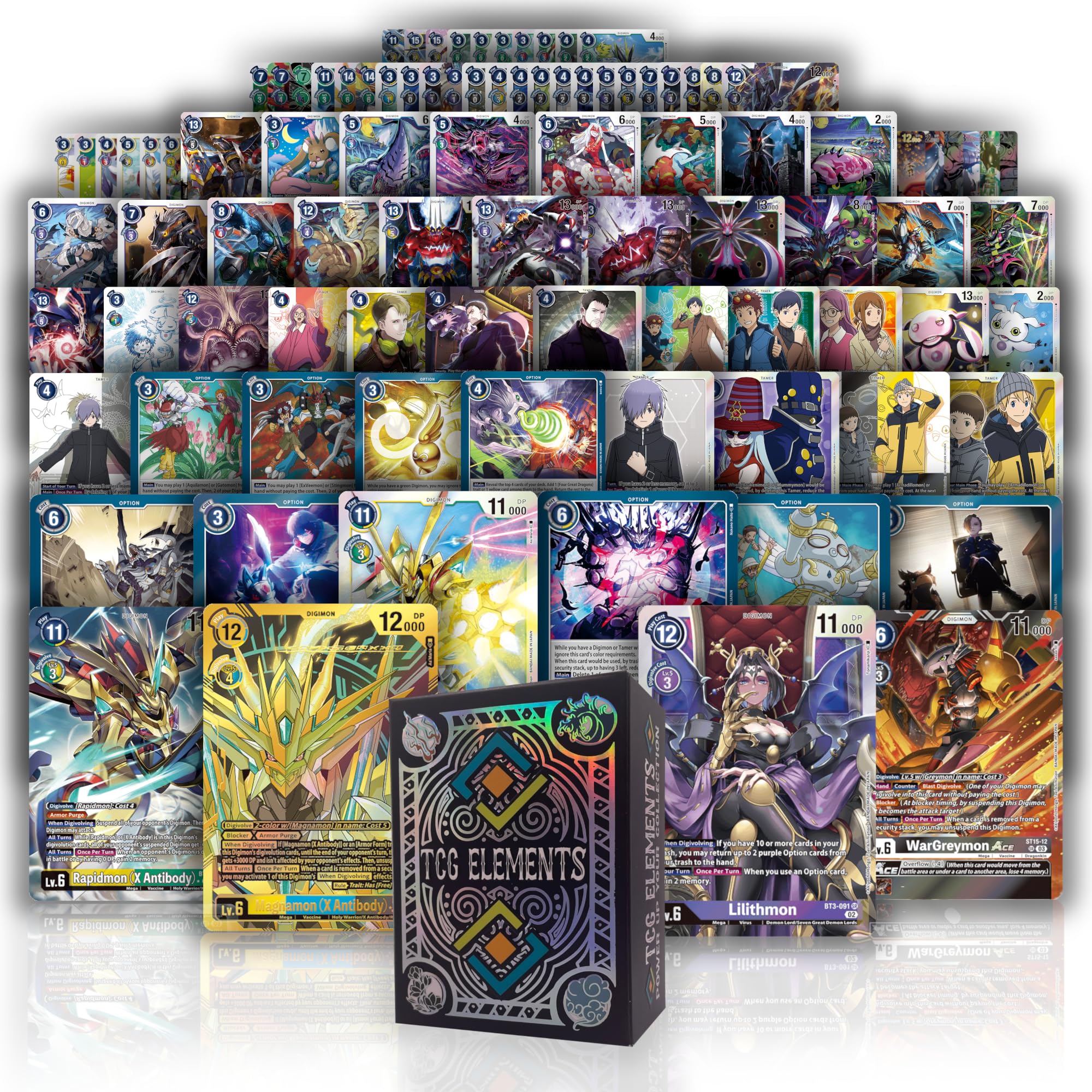 Amazon.com: Digimon Ultra Rare Starter Bundle | 100 Authentic